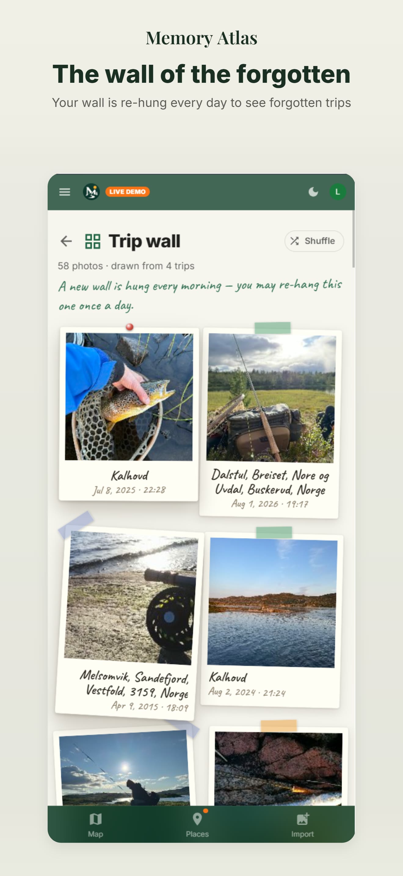 Captura de la app de Memory Atlas 4