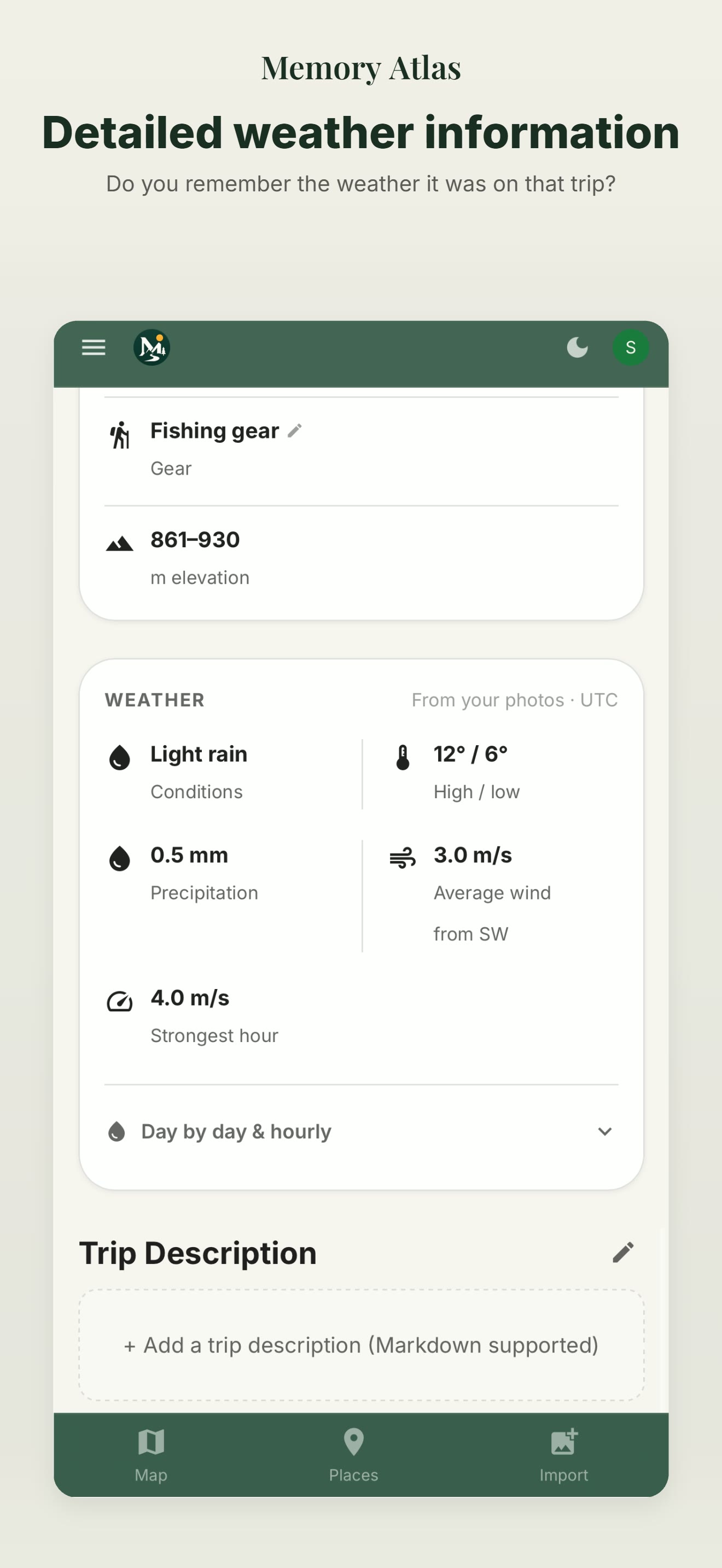 Captura de la app de Memory Atlas 5