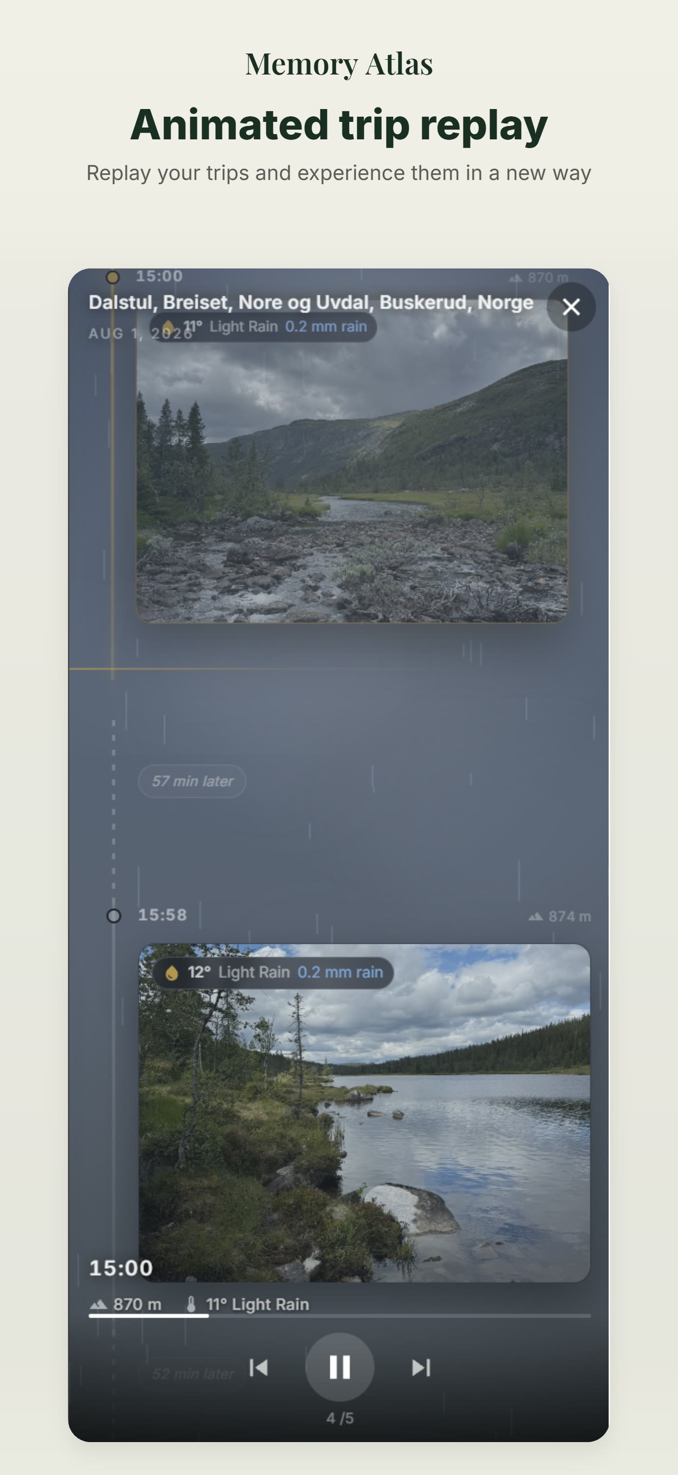 Captura de la app de Memory Atlas 8